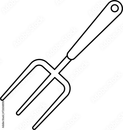 Harrow Outline Vector Illustration