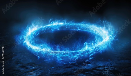 Świecący portal Blue Smoke Magic