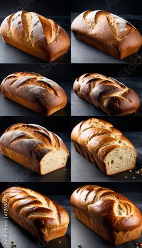 AI generated photo of Fresh and delicious bread 