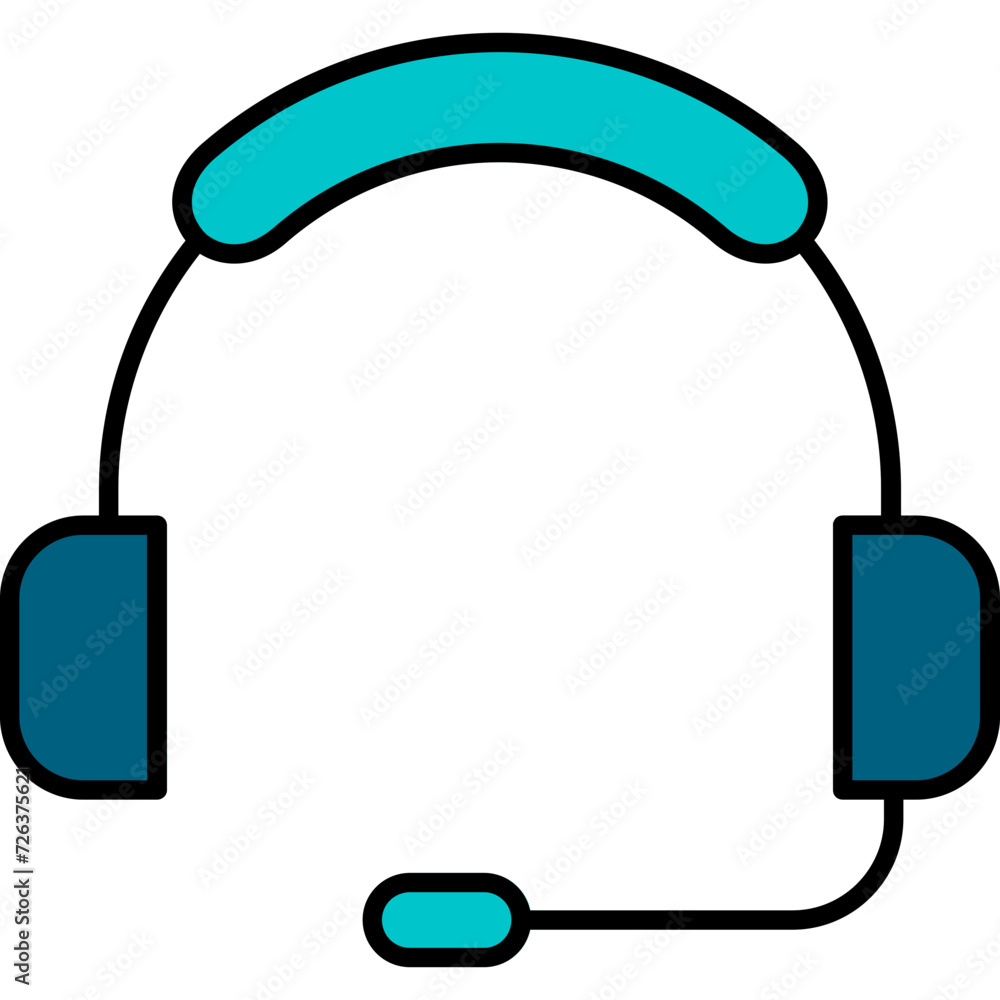 Obraz premium Headset Icon