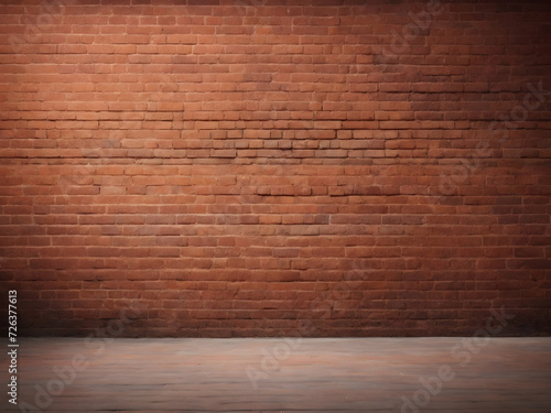 floor photo background, old red brick wall, masonry