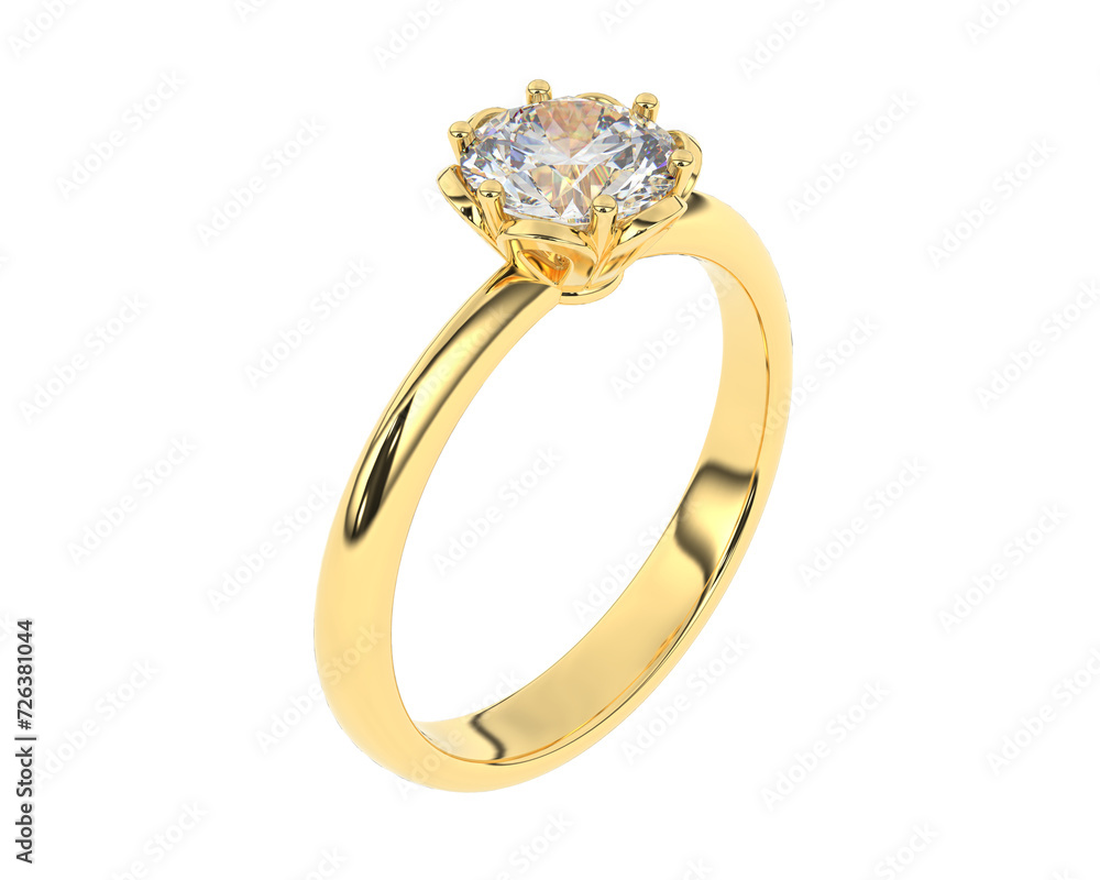 Jewelry isolated on background. 3d rendering - illustration Jewelry isolated on background. 3d rendering - illustration