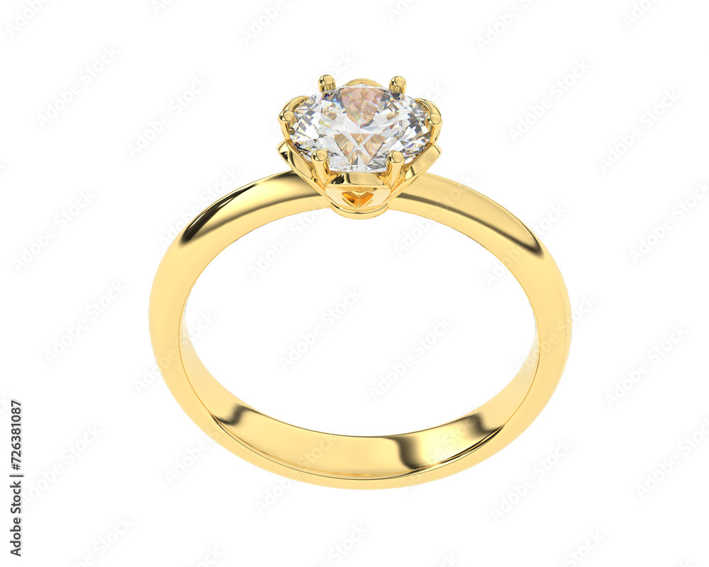 Jewelry isolated on background. 3d rendering - illustration Jewelry isolated on background. 3d rendering - illustration