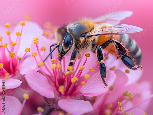 bee on a flower © Zakaria