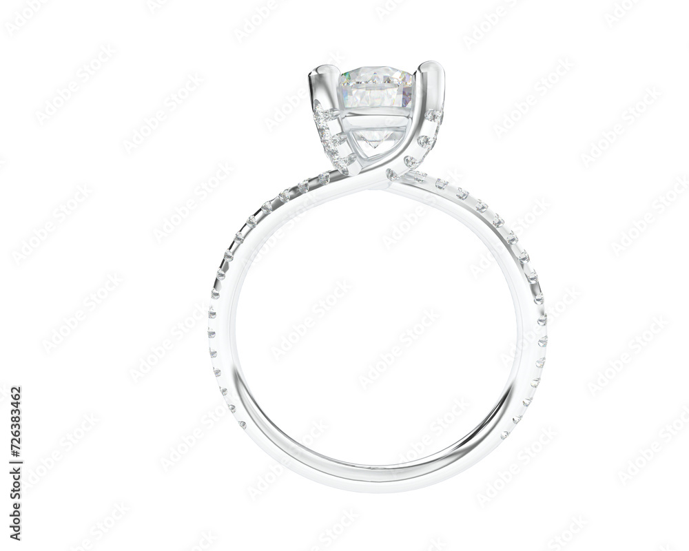 Jewelry isolated on background. 3d rendering - illustration Jewelry isolated on background. 3d rendering - illustration