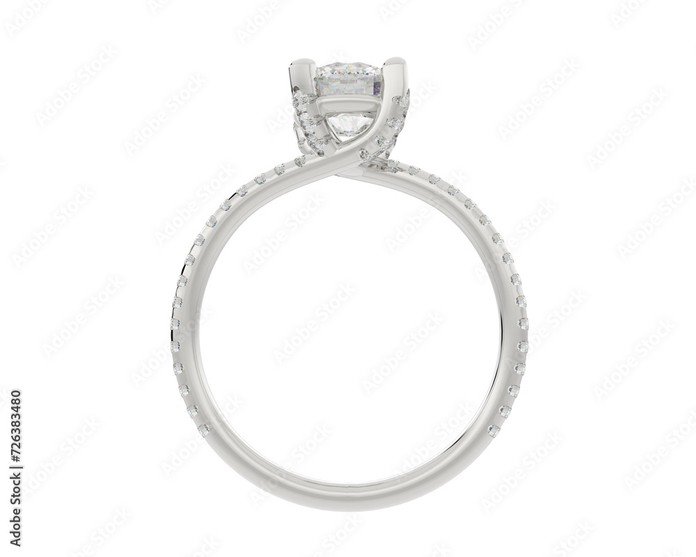 Jewelry isolated on background. 3d rendering - illustration Jewelry isolated on background. 3d rendering - illustration
