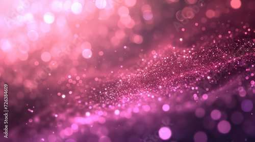pink luxury glitter and bokeh particles, pink bokeh background, holiday festival background