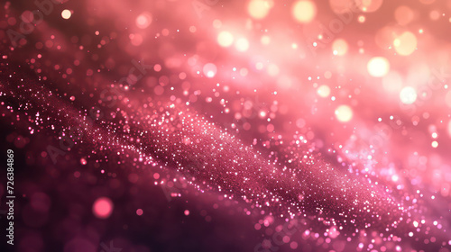 pink luxury glitter and bokeh particles, pink bokeh background, holiday festival background