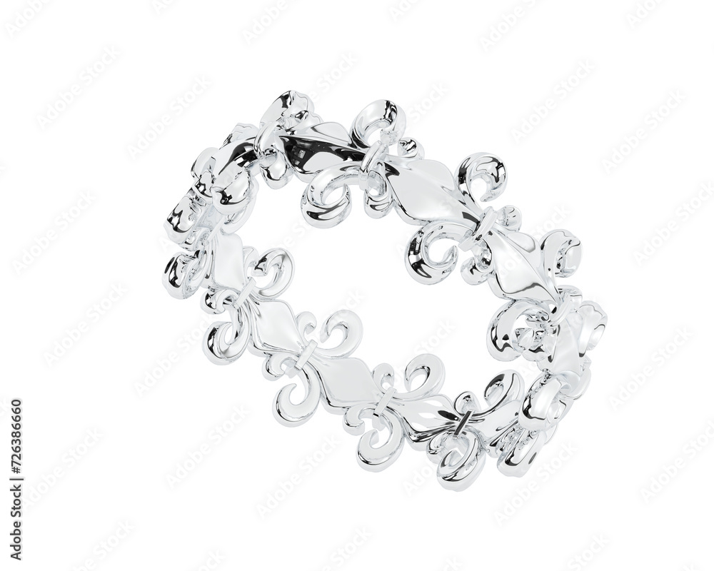 Jewelry isolated on background. 3d rendering - illustration Jewelry isolated on background. 3d rendering - illustration