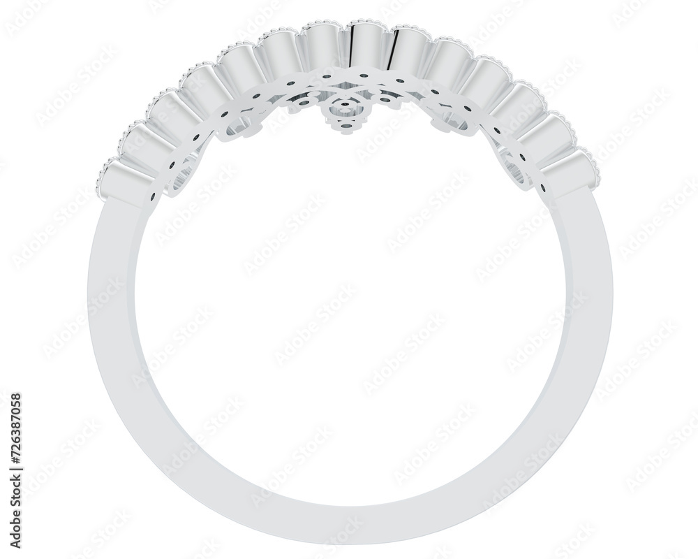 Jewelry isolated on background. 3d rendering - illustration Jewelry isolated on background. 3d rendering - illustration