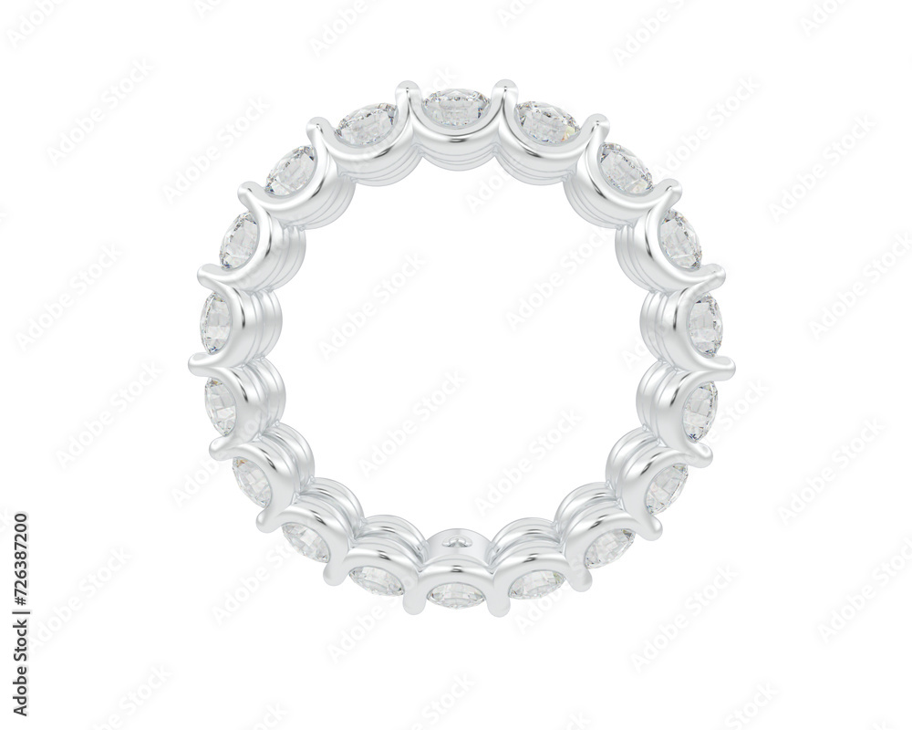 Obraz premium Jewelry isolated on background. 3d rendering - illustration