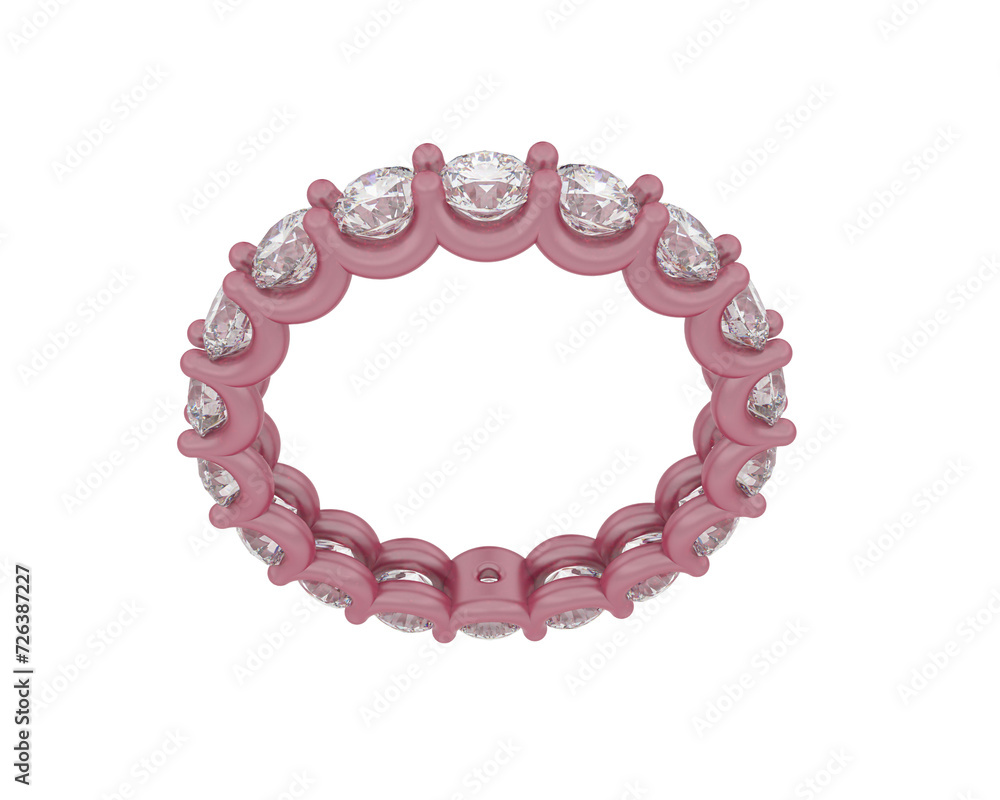 Obraz premium Jewelry isolated on background. 3d rendering - illustration