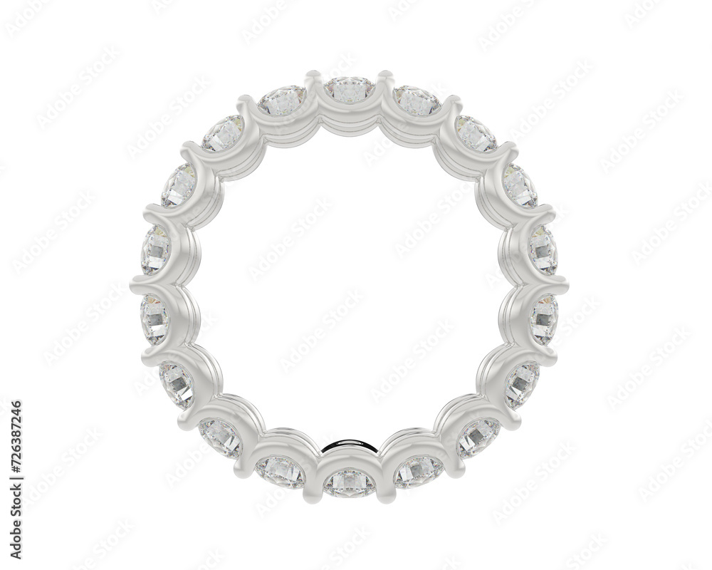 Obraz premium Jewelry isolated on background. 3d rendering - illustration