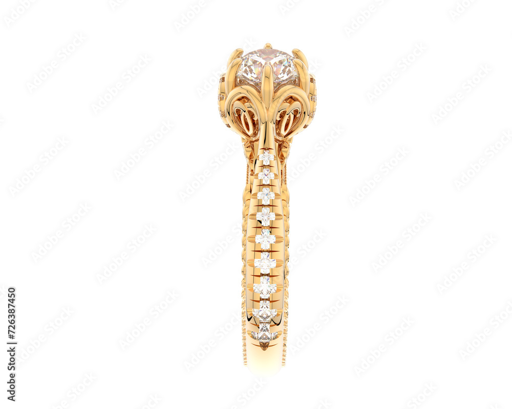 Jewelry isolated on background. 3d rendering - illustration Jewelry isolated on background. 3d rendering - illustration