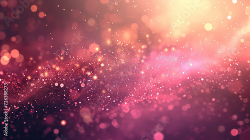 pink luxury glitter and bokeh particles, pink bokeh background, holiday festival background