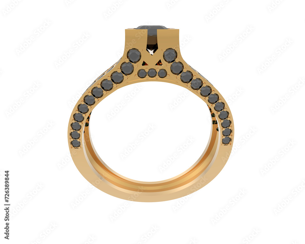 Jewelry isolated on background. 3d rendering - illustration Jewelry isolated on background. 3d rendering - illustration
