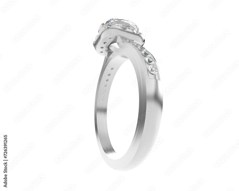 Jewelry isolated on background. 3d rendering - illustration Jewelry isolated on background. 3d rendering - illustration