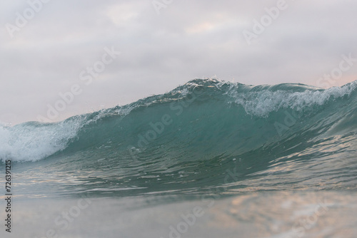 Fototapeta Naklejka Na Ścianę i Meble -  Small waves form in the ocean.