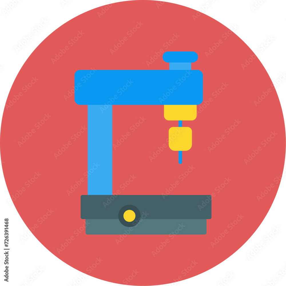 Milling Machine Icon Milling Machine Icon