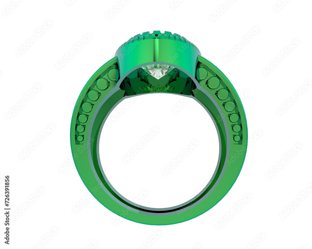 Jewelry isolated on background. 3d rendering - illustration Jewelry isolated on background. 3d rendering - illustration