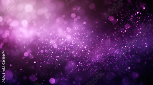 purple luxury glitter and bokeh particles, purple bokeh background, holiday festival background