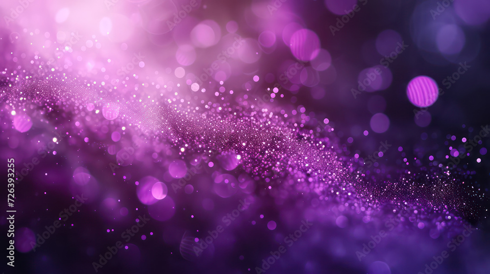 purple luxury glitter and bokeh particles, purple bokeh background, holiday festival background purple luxury glitter and bokeh particles, purple bokeh background, holiday festival background