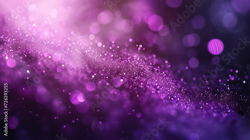 purple luxury glitter and bokeh particles, purple bokeh background, holiday festival background © ASA Creative