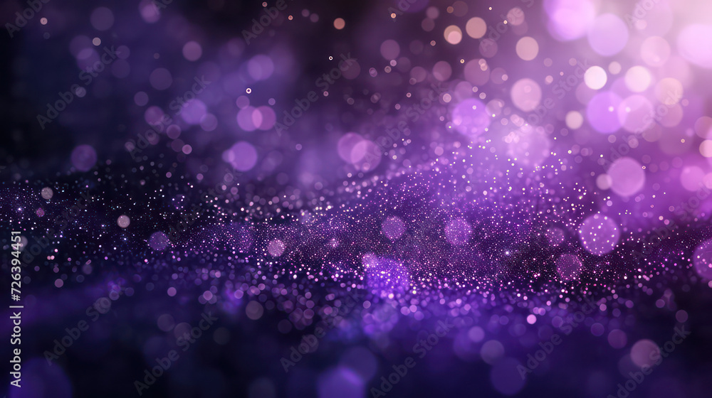purple luxury glitter and bokeh particles, purple bokeh background, holiday festival background purple luxury glitter and bokeh particles, purple bokeh background, holiday festival background