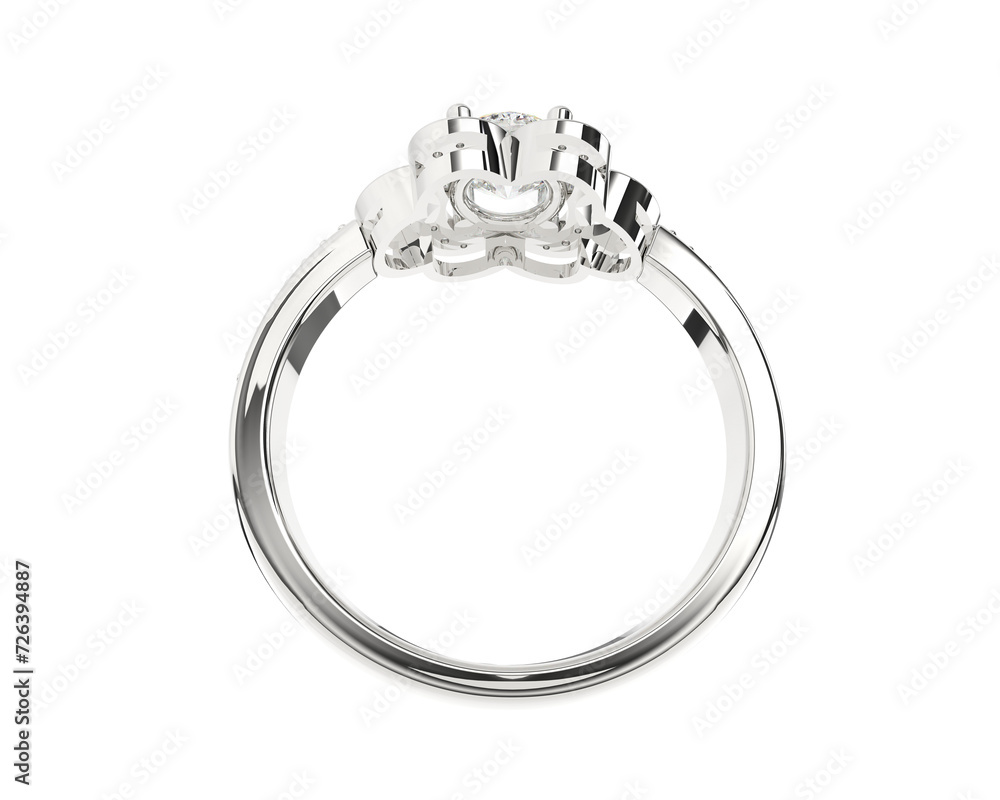 Jewelry isolated on background. 3d rendering - illustration Jewelry isolated on background. 3d rendering - illustration