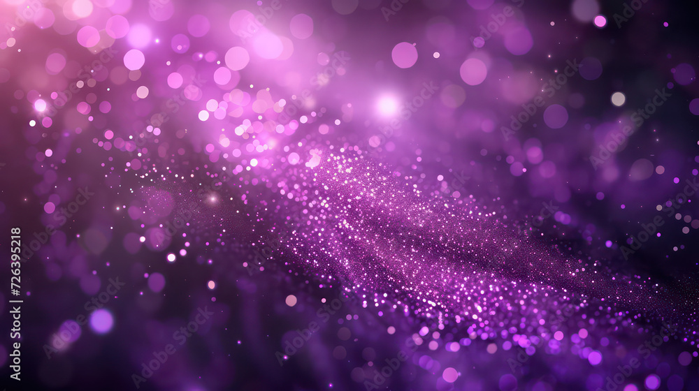 purple luxury glitter and bokeh particles, purple bokeh background, holiday festival background purple luxury glitter and bokeh particles, purple bokeh background, holiday festival background