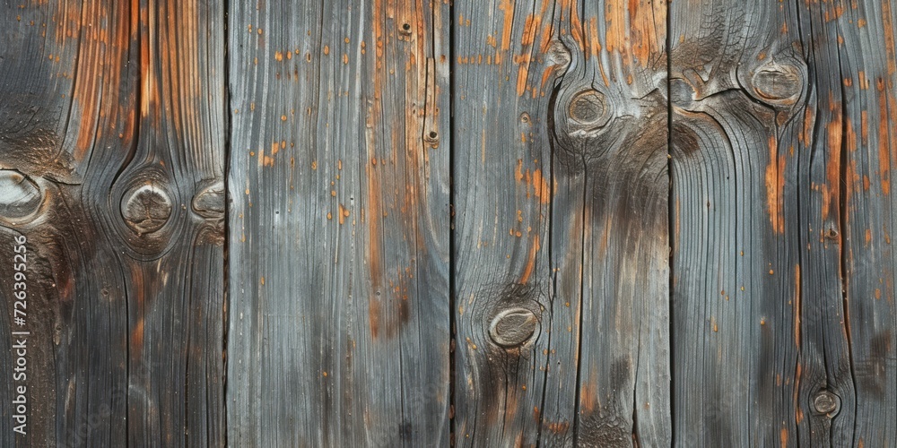 Close Up of Weathered Wooden Wall With Peeling Paint Close Up of Weathered Wooden Wall With Peeling Paint