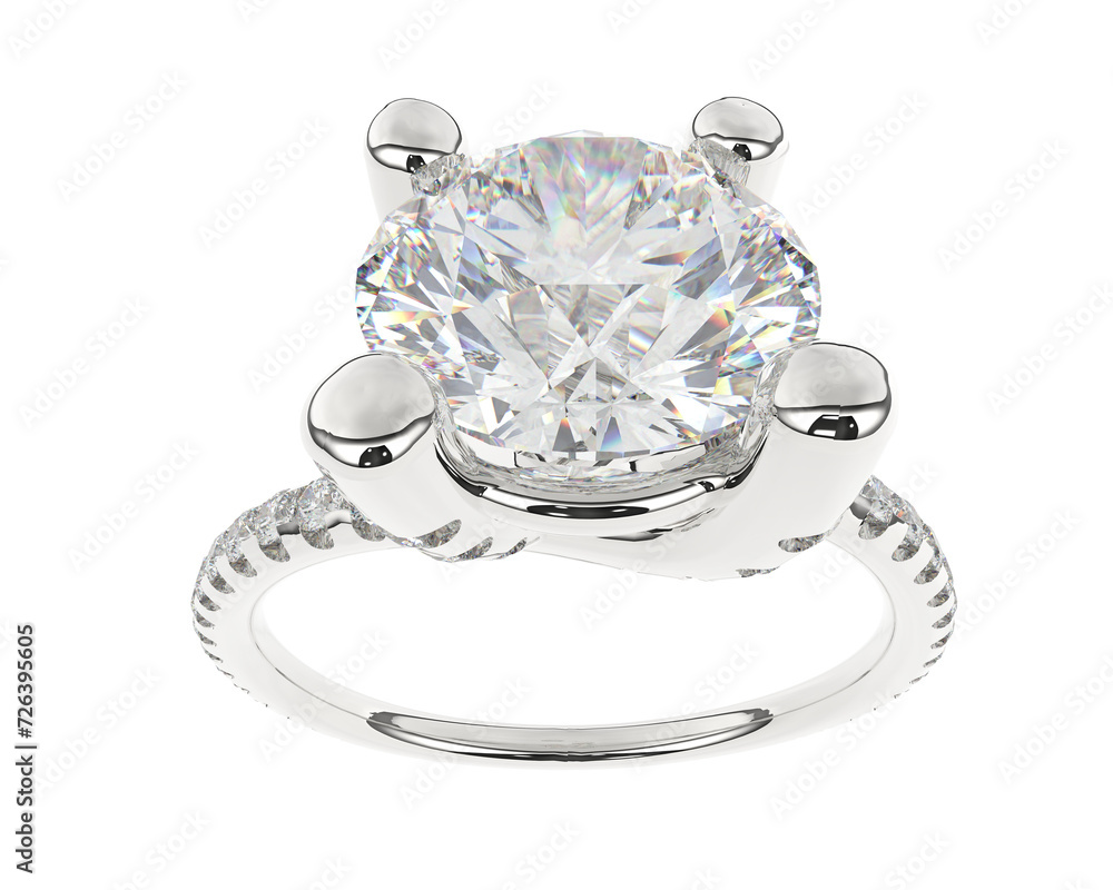 Jewelry isolated on background. 3d rendering - illustration Jewelry isolated on background. 3d rendering - illustration