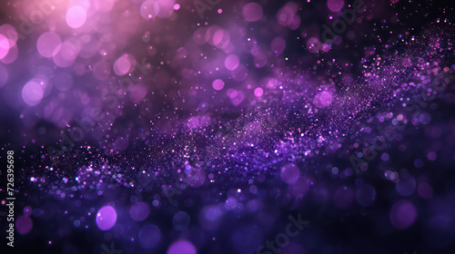 purple luxury glitter and bokeh particles  purple bokeh background  holiday festival background
