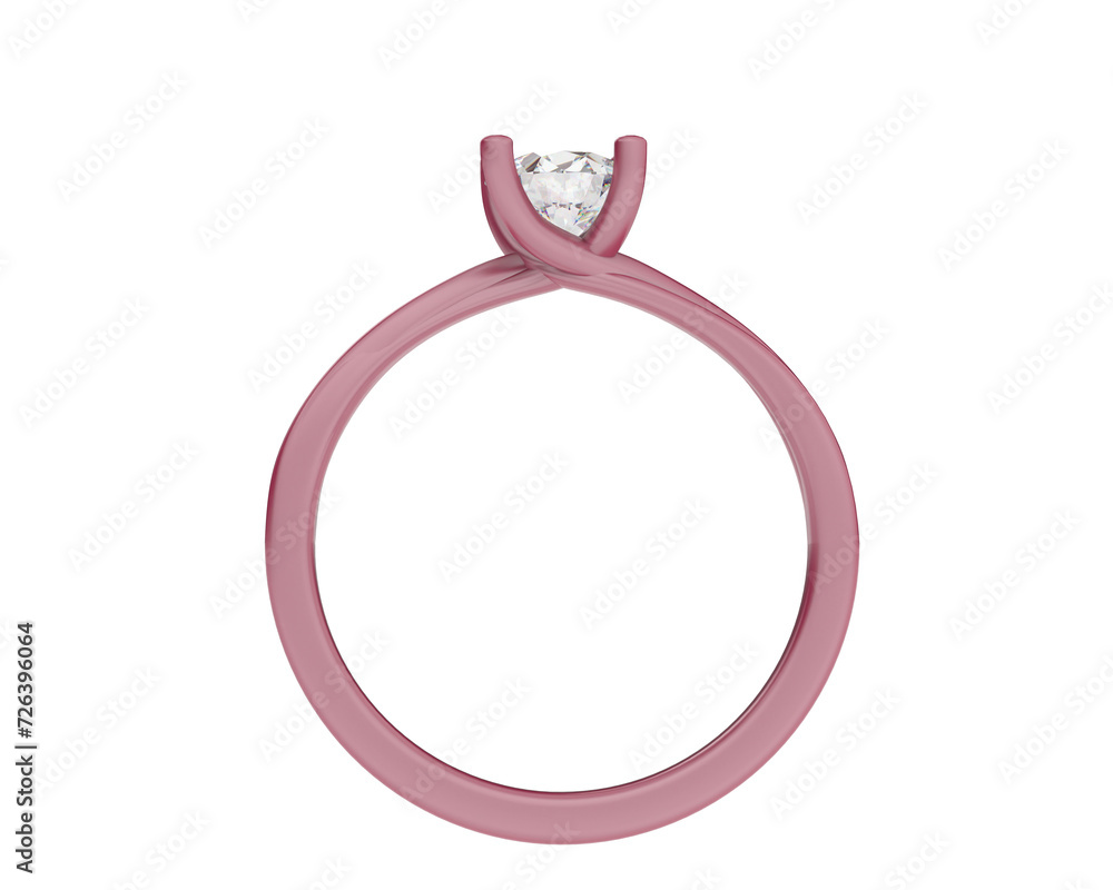 Jewelry isolated on background. 3d rendering - illustration