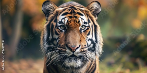 Majestic Tiger Staring at Camera
