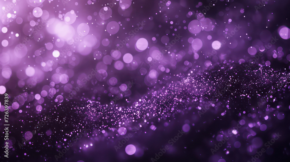 purple luxury glitter and bokeh particles, purple bokeh background, holiday festival background purple luxury glitter and bokeh particles, purple bokeh background, holiday festival background