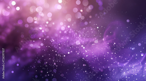 purple luxury glitter and bokeh particles, purple bokeh background, holiday festival background