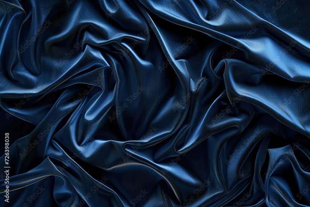 satin navy blue, in the style of shiny, blue and black, imitated material, blue, shiny,glossy, renaissance satin navy blue, in the style of shiny, blue and black, imitated material, blue, shiny,glossy, renaissance