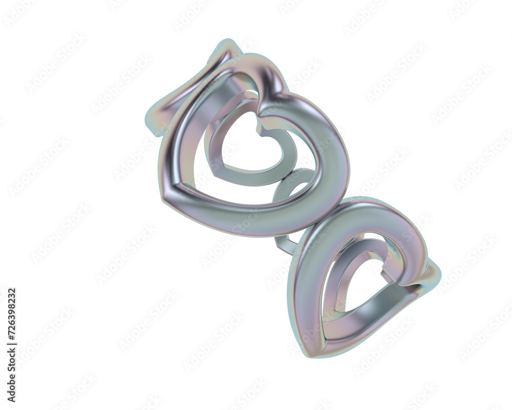 Jewelry isolated on background. 3d rendering - illustration Jewelry isolated on background. 3d rendering - illustration