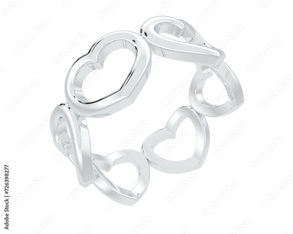 Jewelry isolated on background. 3d rendering - illustration Jewelry isolated on background. 3d rendering - illustration