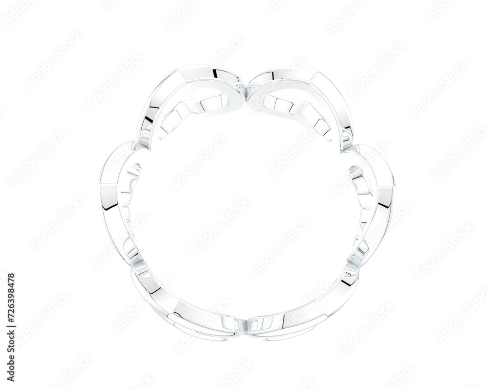 Jewelry isolated on background. 3d rendering - illustration Jewelry isolated on background. 3d rendering - illustration
