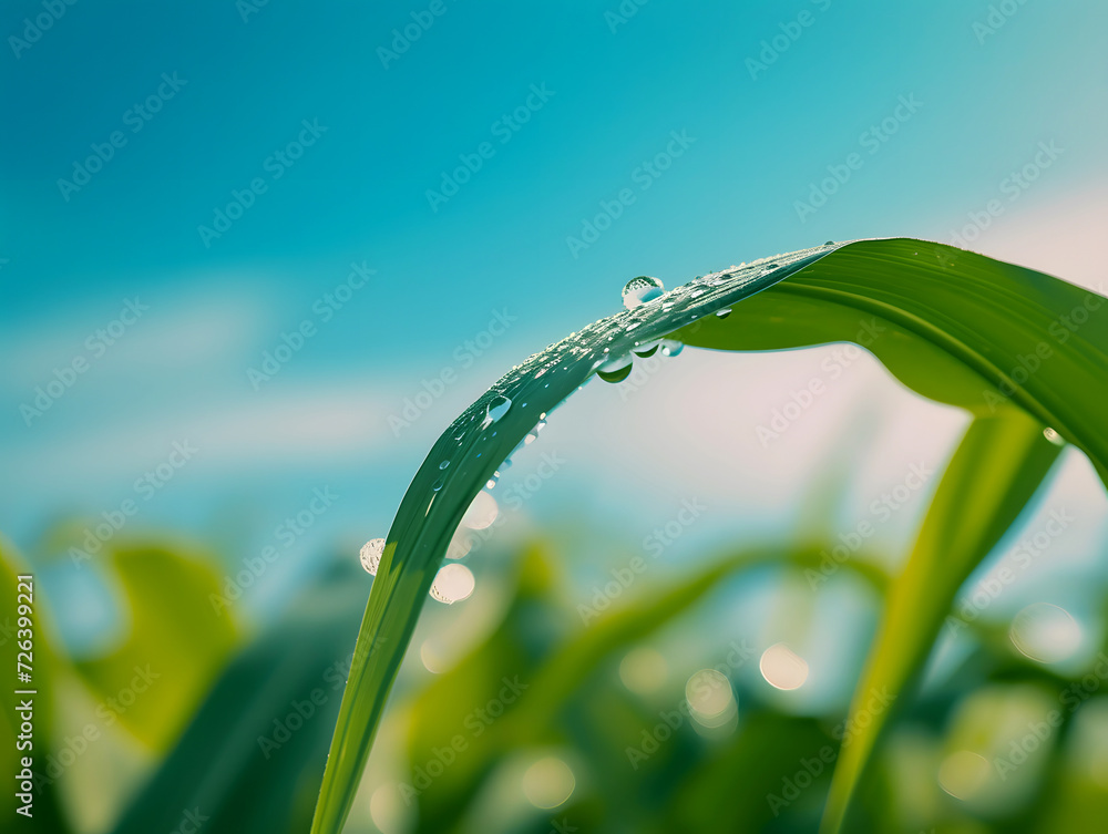 grass with dew drops grass with dew drops