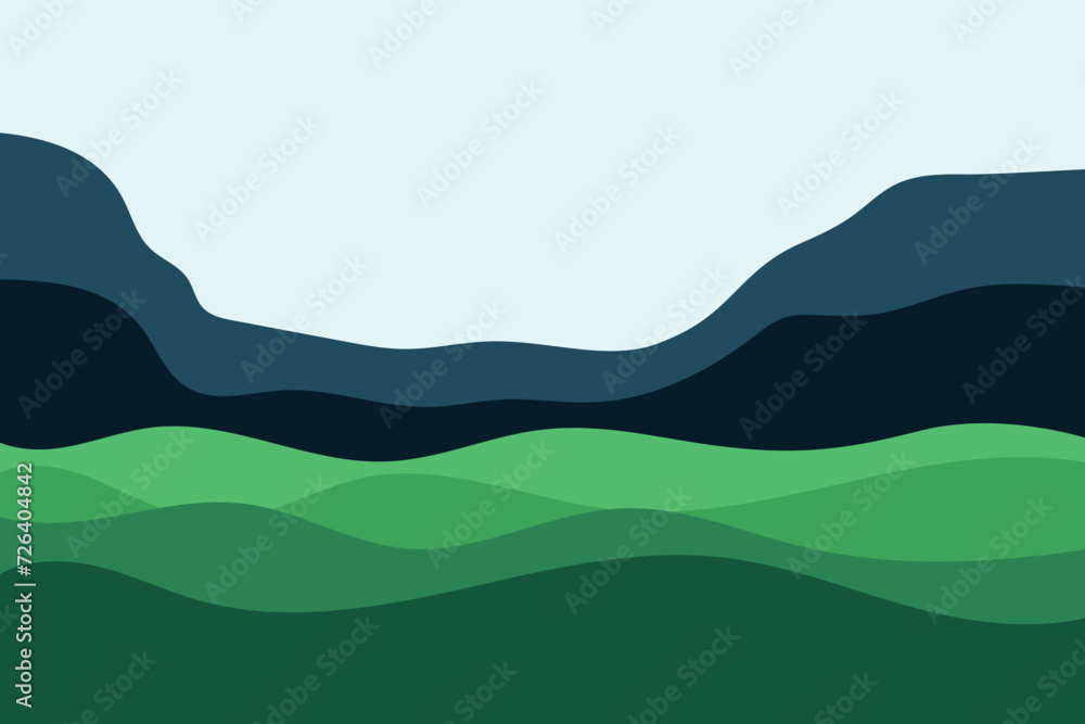 Abstract landscape background