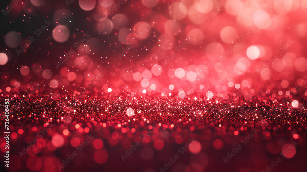 red luxury glitter and bokeh particles, red bokeh background, holiday festival background red luxury glitter and bokeh particles, red bokeh background, holiday festival background