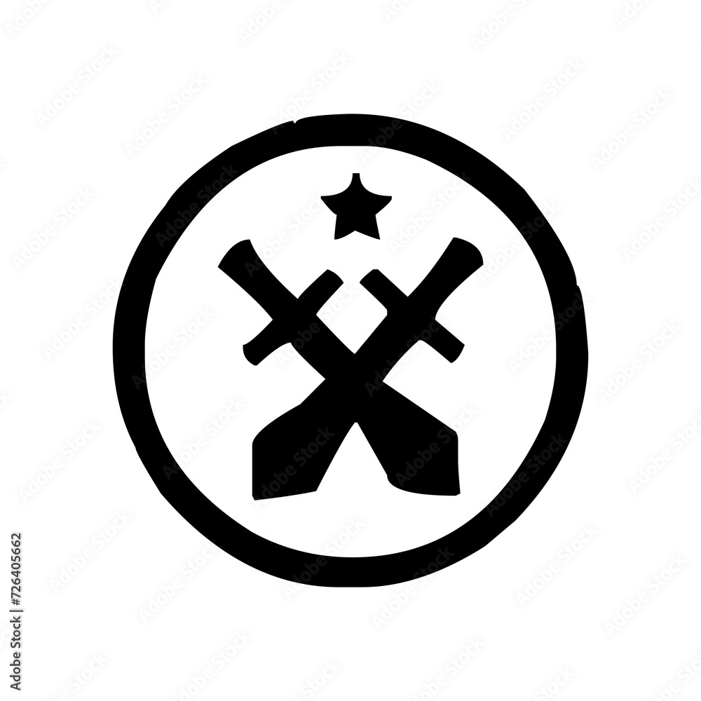 Obraz premium Army special force icon