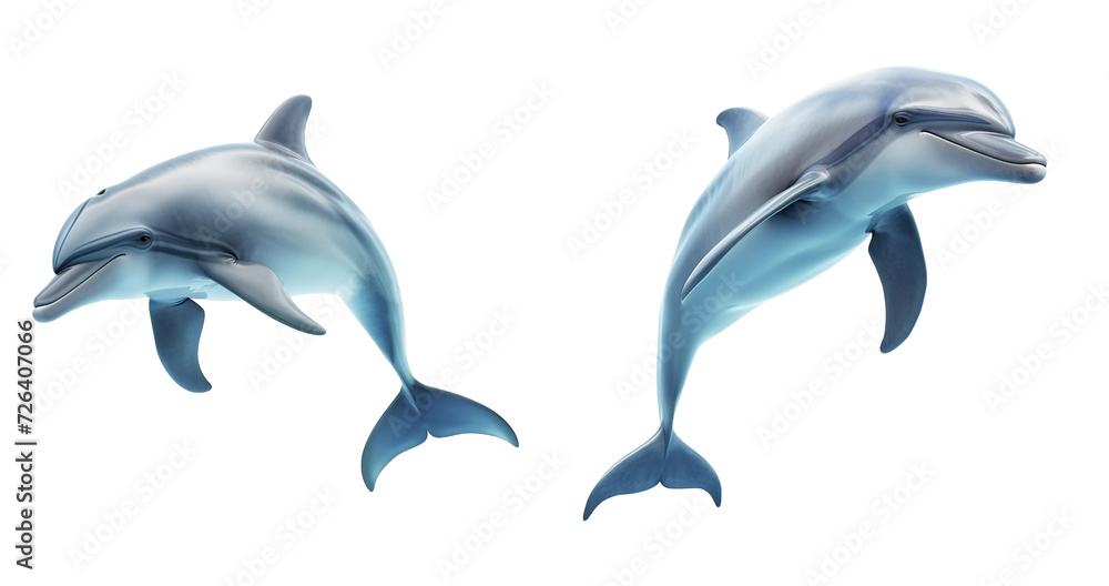 Obraz premium dolphin isolated on transparent background