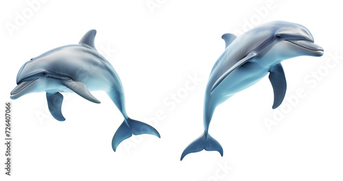 dolphin isolated on transparent background © PPH