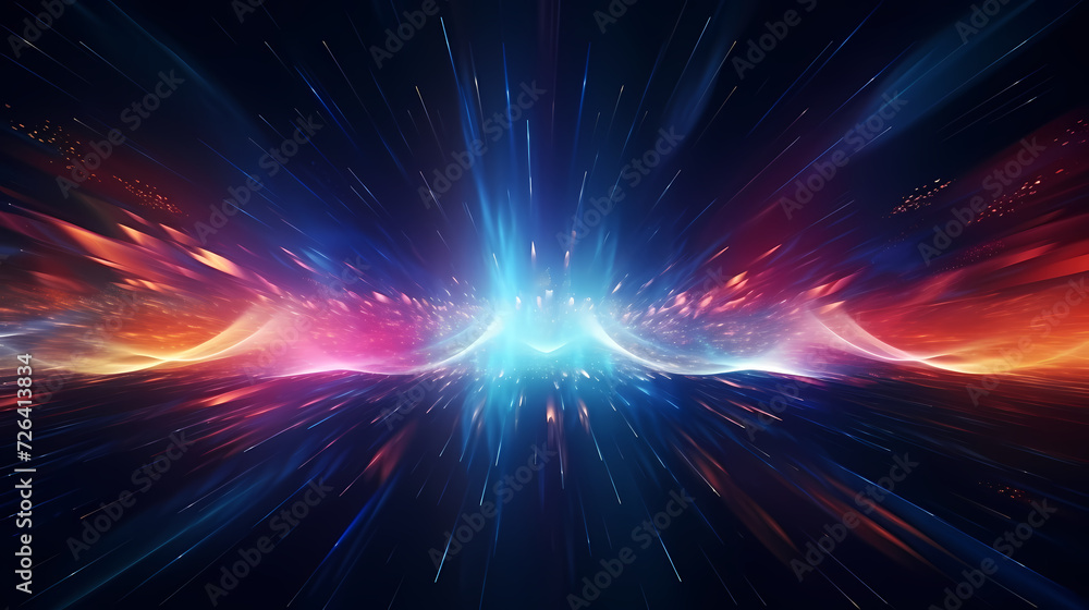 Abstract background of future network technology and network connections Abstract background of future network technology and network connections