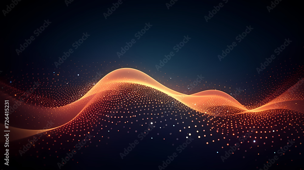 Abstract background of future network technology and network connections Abstract background of future network technology and network connections