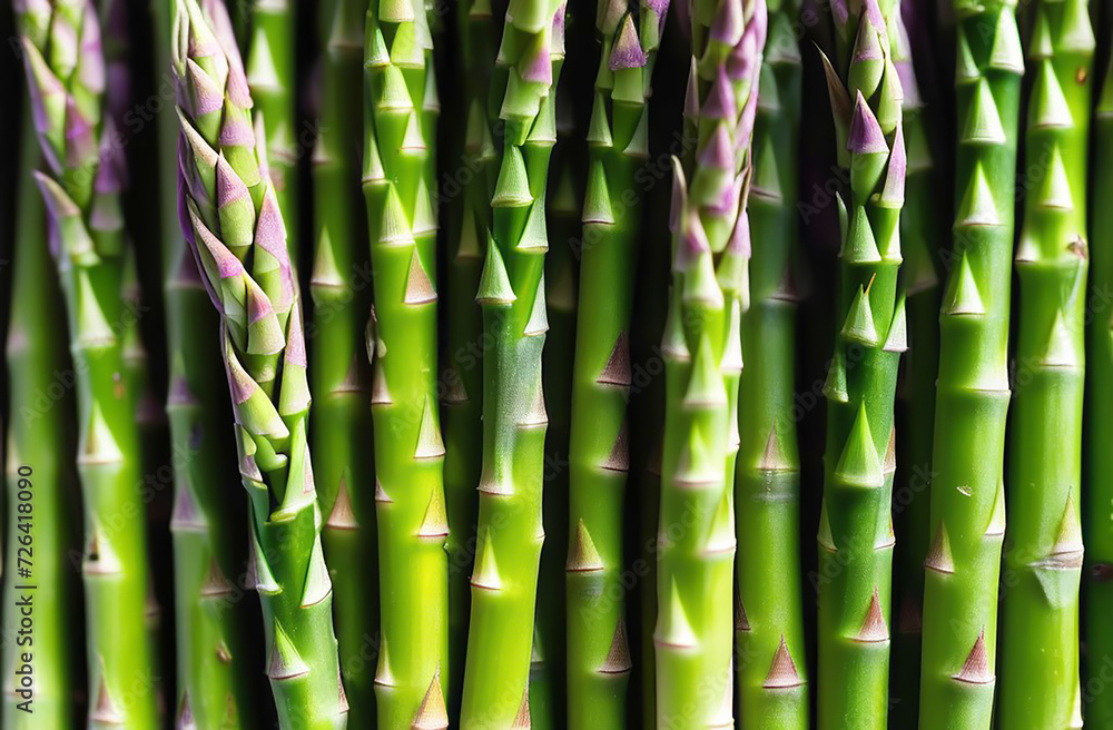 Obraz premium Fresh asparagus background.